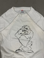 Vintage 80s Tasmanian Devil Looney Tunes Cartoon Retro Essential Tee T-Shirt