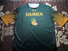 2XL Damien High School 100% Poly Loose Neck Compression Shirt