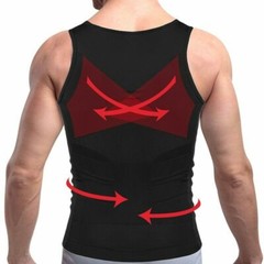 2022 New Men’s Gynecomastia Vest Cooling Compression Muscle T-Shirt Body Shaper