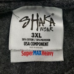 Vintage Shaka Wear Super Max Heavy Heavyweight T Shirt Men 3XL