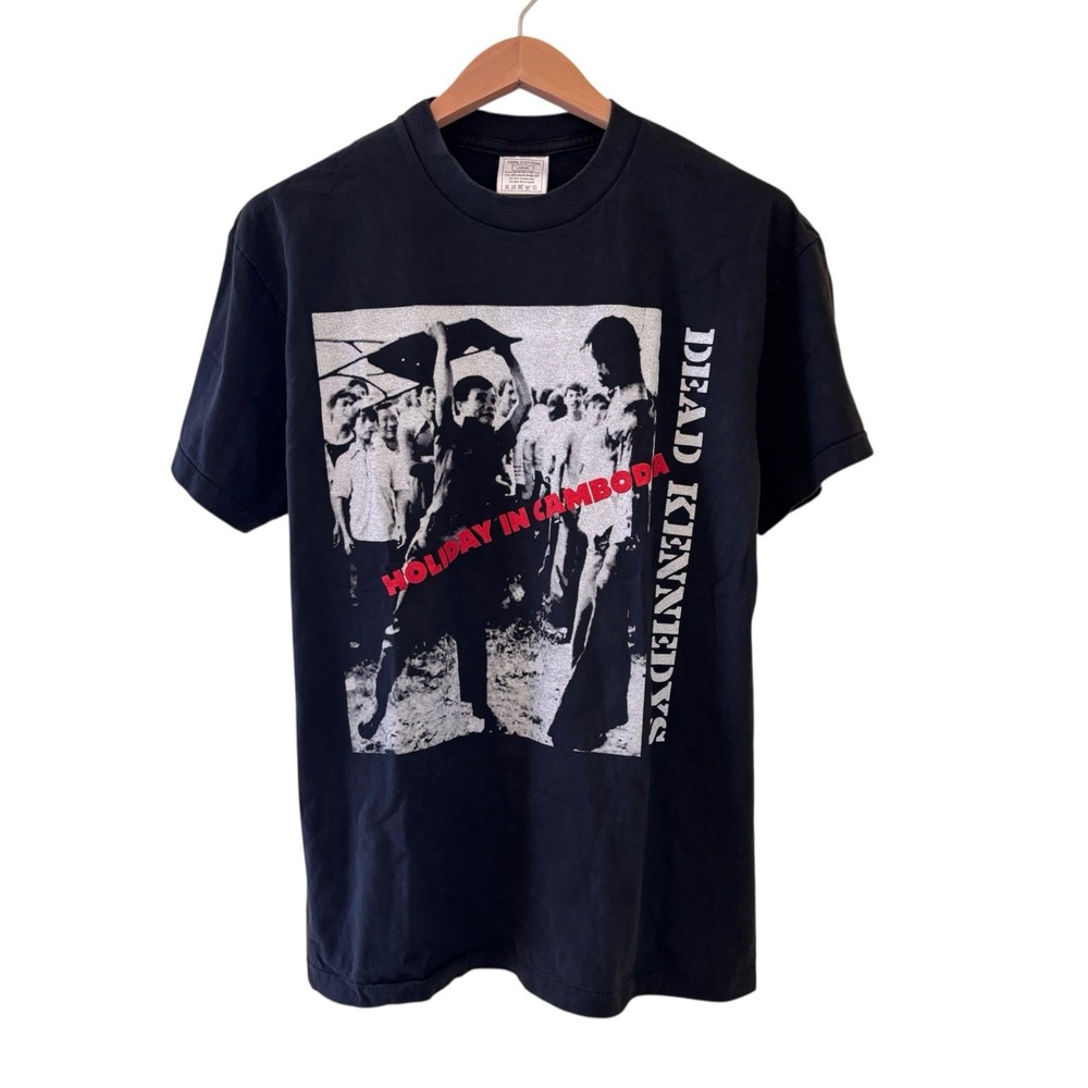 Dead Kennedys Reprint Vintage Band Tee Shirt Holiday In Cambodia Large Rare