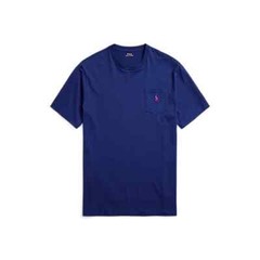 NWT Men’s 3LT Polo Ralph Lauren Big & Tall Royal Blue Solid Crew Pocket T-Shirt