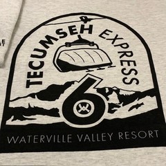 White Mountains NH T Shirt Waterville Valley Ski Hike Bike Adult Small Gift Rare