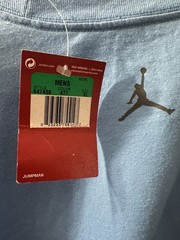 Jordan Jumpman Blue Graphic Logo Crew Neck Short Sleeve T-Shirt Size XL 647438