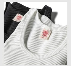 NON STOCK Summer Men Tank Cotton Basic Tee Slim Casual Ribbed Sleeveless T-Shirt