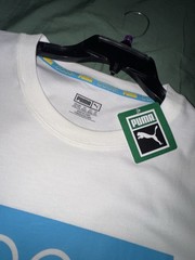 Men’s Puma x Coogi Australia Logo Tee | White / Blue | Size 2XL NEW