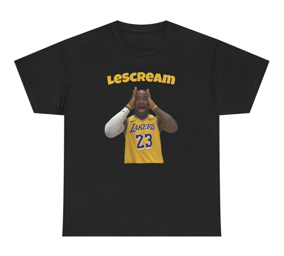 LeScream T Shirt Funny LeBron Crying Meme Basketball Parody Humor Tee