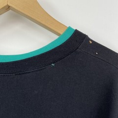 Vtg Velva Sheen Single Stitch TShirt Roll Cuff Mickey Mouse Florida Black XL