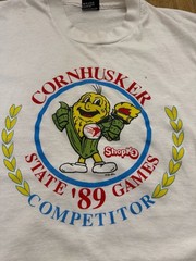 Vintage 1989 Cornhusker State Games T-Shirt Single Stitch Made in USA