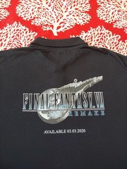 Final Fantasy VII Remake Polo Shirt Square Enix Video Game Tee RPG Gaming