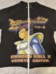 Dragon Ball Z x Hypland Vegeta Saiyan Graphic T-Shirt Mens Size Large Cropped