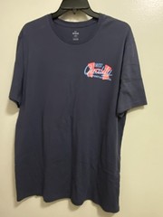 Under Armour Mens Dark Gray Freedom Tee T Shirt XL 46” Pink & Blue Graphic