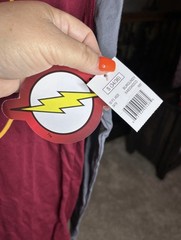 The Flash Graphic Long Sleeve Men’s T-Shirt Size S NEW Hero Comics DC