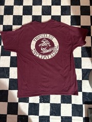 Gildan Ultra Cotton Burgundy Men’s L Crew Neck Short Sleeve Graphic T-Shirt