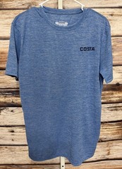 NWT Costa Del Mar Technical Insignia Sailfish T-Shirt in Royal Blue Medium