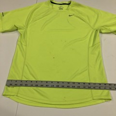 Nike Miler Dri Fit Running Basketball Cross Fit Yellow Mens Size Medium