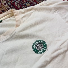 VTG 00s Starbucks Beijing China Dragon T Shirt XL (L) White Coffee Co Limited