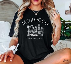 Morocco Shirt Travel Gift for North Africa Trip Lovers Souvenir Tee