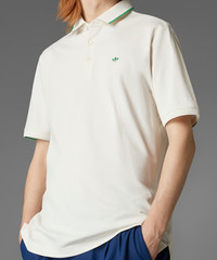 NEW MENS ADIDAS ORIGINALS TREFOIL POLO SHIRT ~SIZE XL #JH3861 WHITE/GREEN