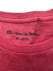 Travis Mathew Men’s Red Holiday Christmas T-Shirt Size Medium Golf Beer NWTS