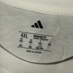 Adidas M 3BAR POCKET T Men 4XL White Embroidered Logo Cotton Tee JZ1463