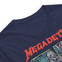 Megadeth Killing Time Jumbo Print Officially Licensed Mens T Shirt Blue