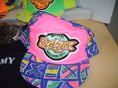 Vintage 1989 BALZAC 5 HAT T-SHIRT Large (L) & FANNY PACK RARE 1980s NEW