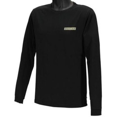 Oakley Harry Long Sleeve Tee Mens Size M Medium Jet Black Cotton Logo T-Shirt