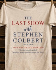 Late Night Comedy TV Host 2026 Graphic Tee – The Last Show t shirt