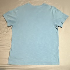 Nike Mens Blue Solid Crew Neck Short Sleeve Cotton Knit T-Shirt Zip Pocket M