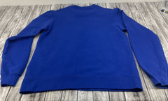 Port and company long sleeve New York Football shirt blue medium sweatshirt