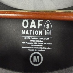 OAF Nation Pulp Fiction Jules Tank Top Medium USA Made Samuel L Jackson Graphic