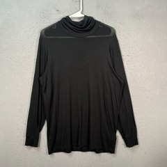 Uniqlo C Heattech Extra Warm Black Long Sleeve Turtleneck T Shirt Mens Large