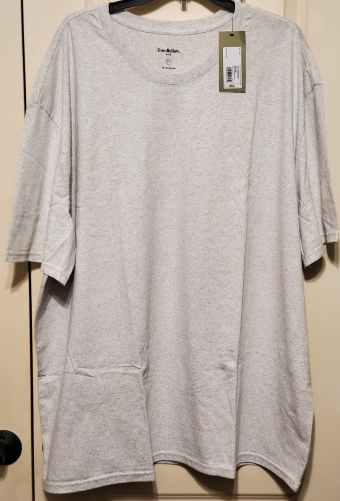 Goodfellow & Co Men’s Short Sleeve T-Shirt Gray Size 3XL – NEW – QTY AVAIL