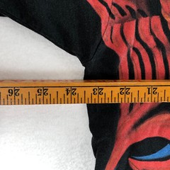 Liquid Blue Double Sided AOP Red Dragon Green XL 1996 Single Stitch Shirt VTG