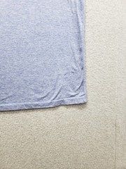 Sonoma Men Shirt M Blue White Striped Short Sleeve Crew Neck Flat Front Pullover
