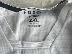 Fox Racing 180 Racing Mens Blue White Black Colorblock Lux Jersey Size 2XL New