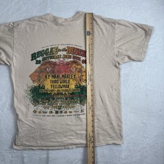 2009 Gildan Reggae in the Desert Ky-Mani Marley Beige SS Shirt Men’s Large