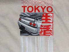Men’s Tokyo Nissan Skyline JDM Graphic Print T-Shirt Size LARGE | Casual Fashion