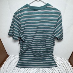 NEW Volcom Striped Green Short Sleeve T-Shirt (Multiple Sizes)