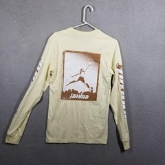 Jordan Shirt Mens XS Yellow Long Sleeve Jumpman Basketball Logo Tee FN5976-163