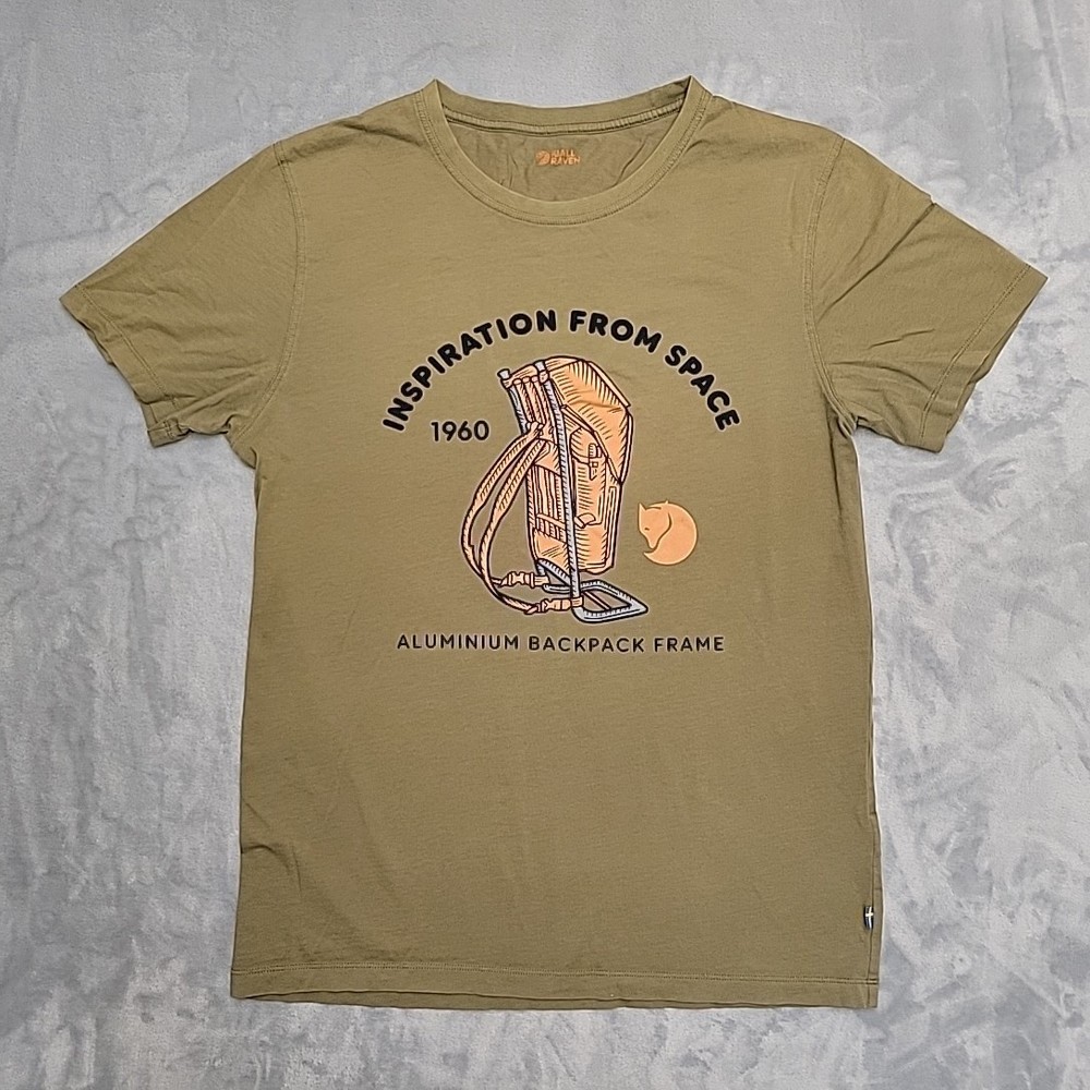 Fjallraven Shirt Mens Small Green Inspiration From Space Back Packing Gorpcore