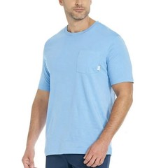 Greg Norman Pocket Tee Shirt Short Sleeve Sz Medium Lt Blue NEW
