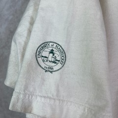 VINTAGE Nantucket Beach Permit Shirt Adult XXL White Tee University Outdoor 90s
