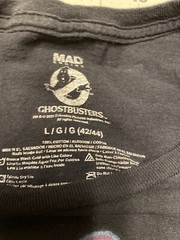 Mad Engine Ghostbusters Black Purple Pink Graphic T-Shirt Size Large 42/44