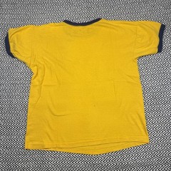 VTG 70s Champion SZ L Blue Bar NCWSA Swimming Diving Champions Yellow Ringer USA