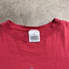 Vintage Adidas Shirt Mens XL Red 90s Skate Surf Baggy Logo Retro Soccer USA