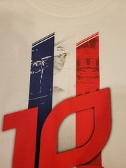 Pierre Gasly #10 Formula 1 Toro Rosso White Short Sleeve Shirt For Men Size M