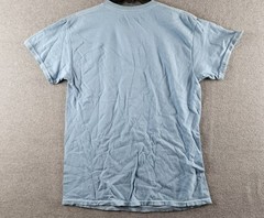 Astro Boy Kanji Graphic Print Tee Men’s S Light Blue Multi Crewneck Short Sleeve