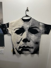 Rucking Fotten Halloween Michael Myers All Over Print Shirt XL